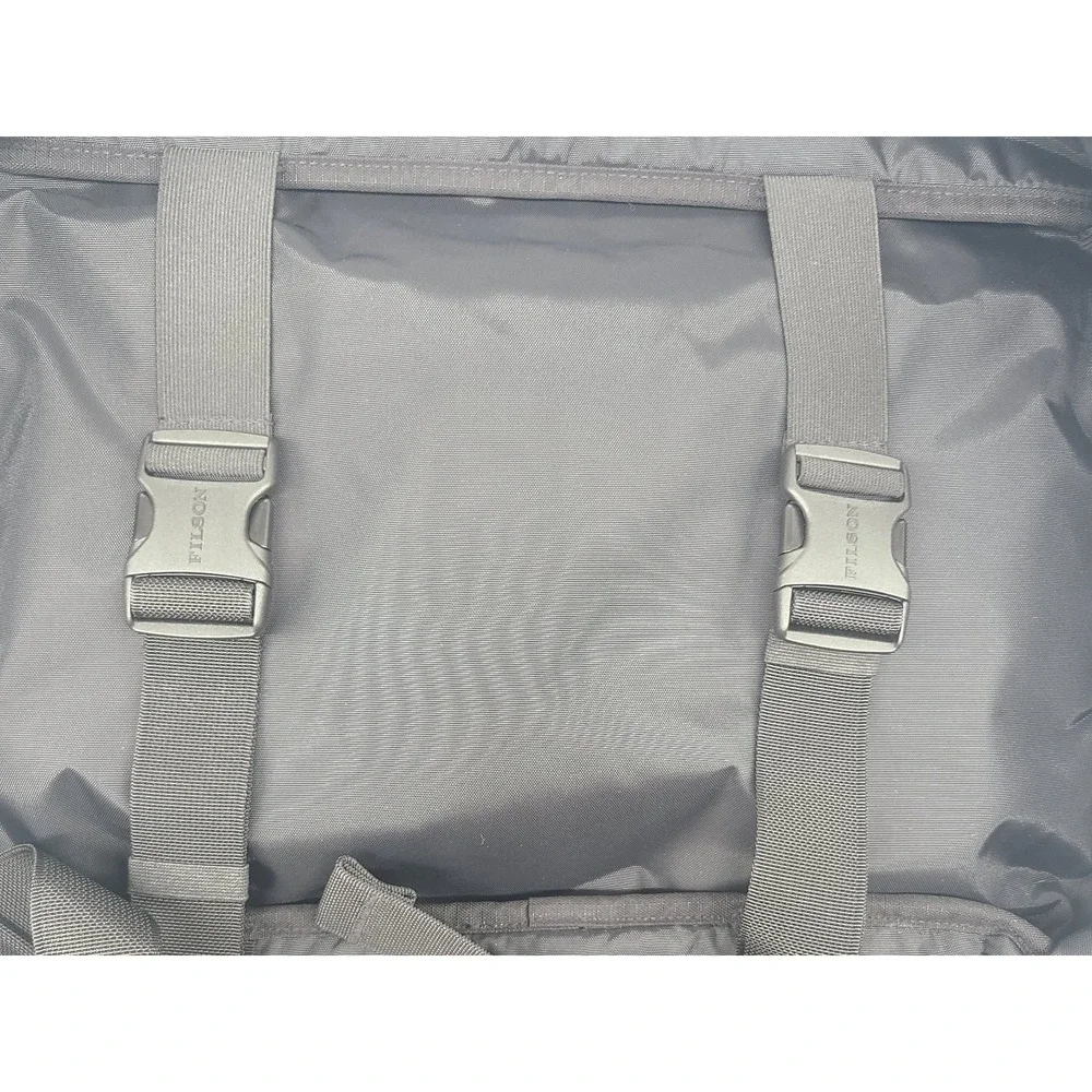 Filson Ripstop Waxed Nylon Pullman Bag 36L Black NWOT Travel Duffle Backpack 18